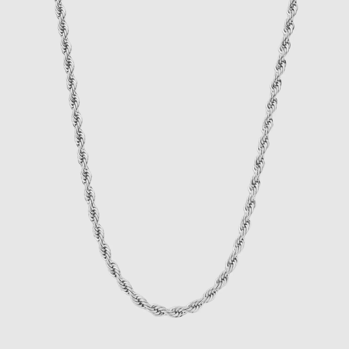 Cadena De Cuerda (Plata) 5mm