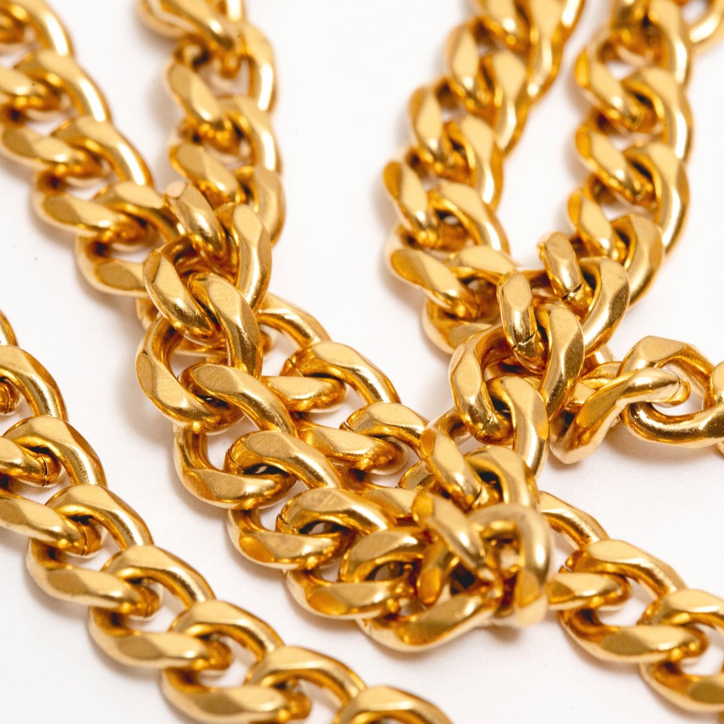 Cadena Cubana (Oro) 5mm