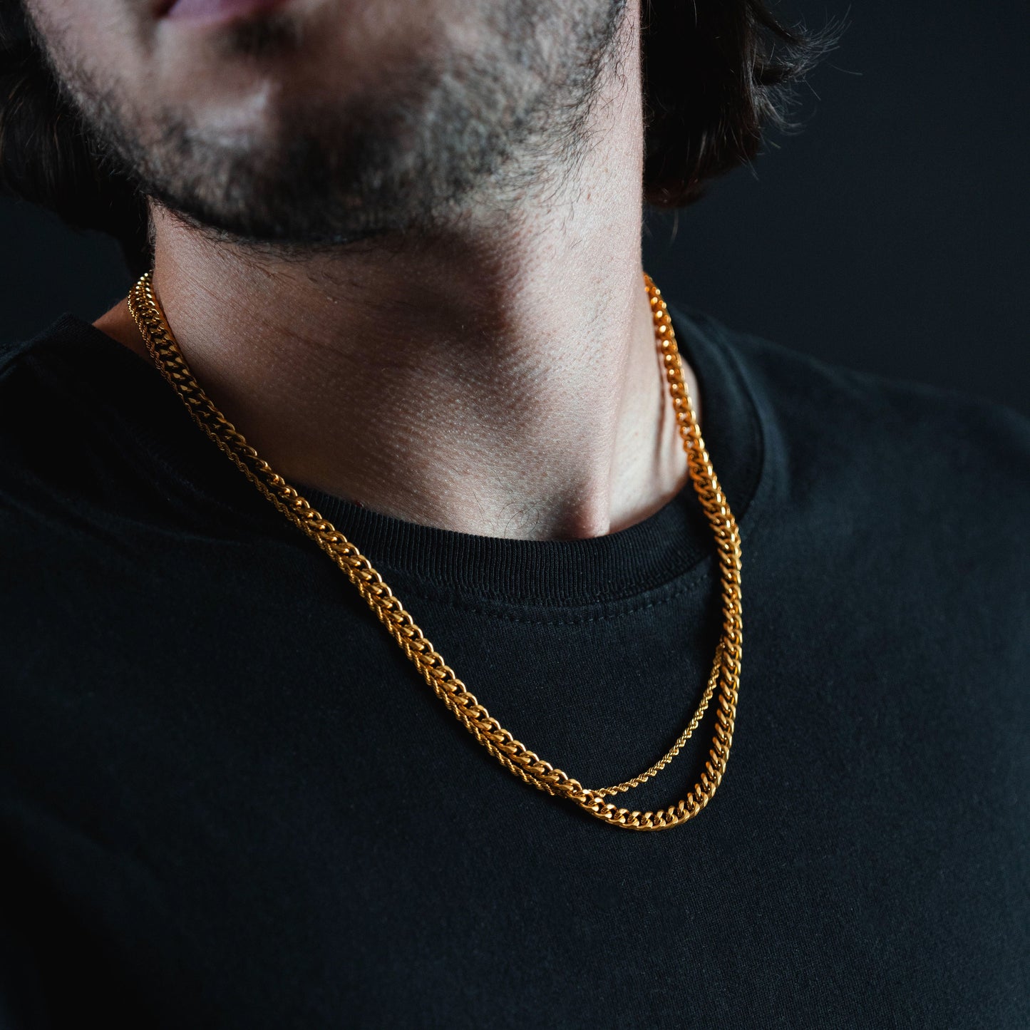 Cadena Cubana (Oro) 5mm