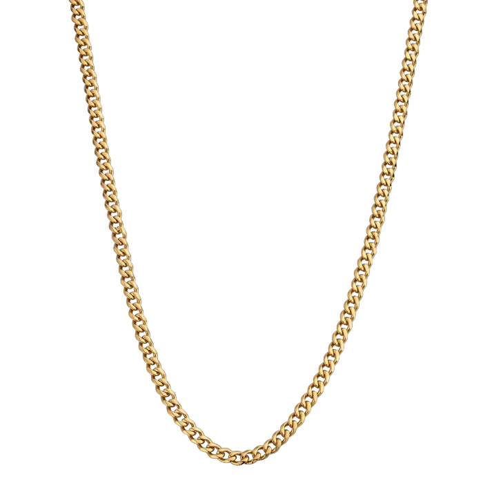 Cadena Cubana (Oro) 5mm