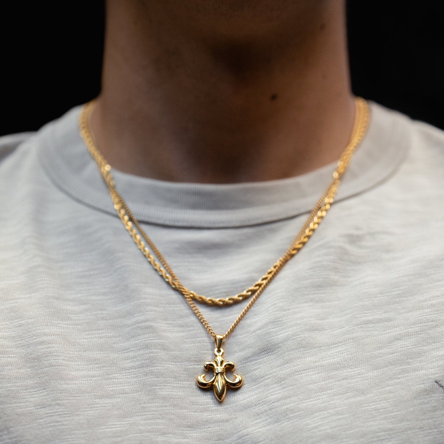 Flor de Lis Plata / Oro