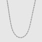 Cadena De Cuerda (Plata) 5mm