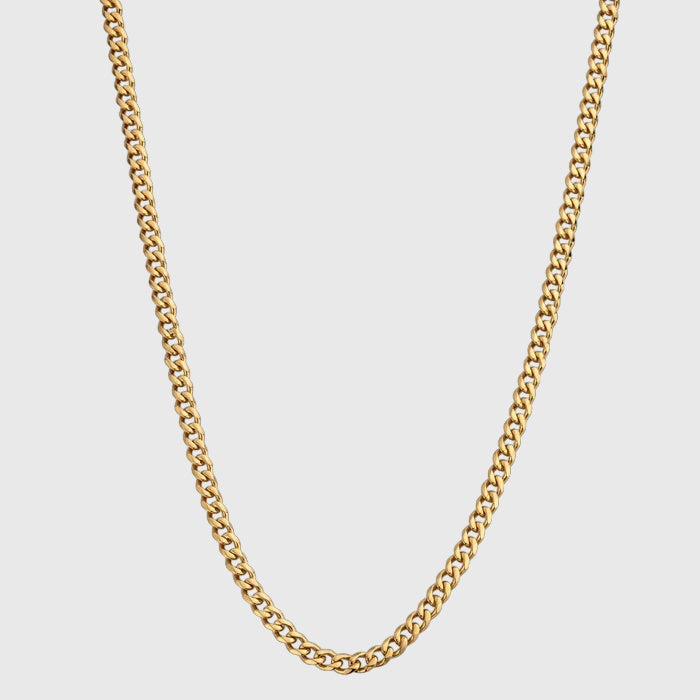 Cadena Cubana (Oro) 5mm