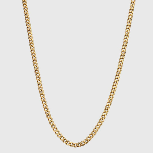 Cadena Cubana (Oro) 5mm