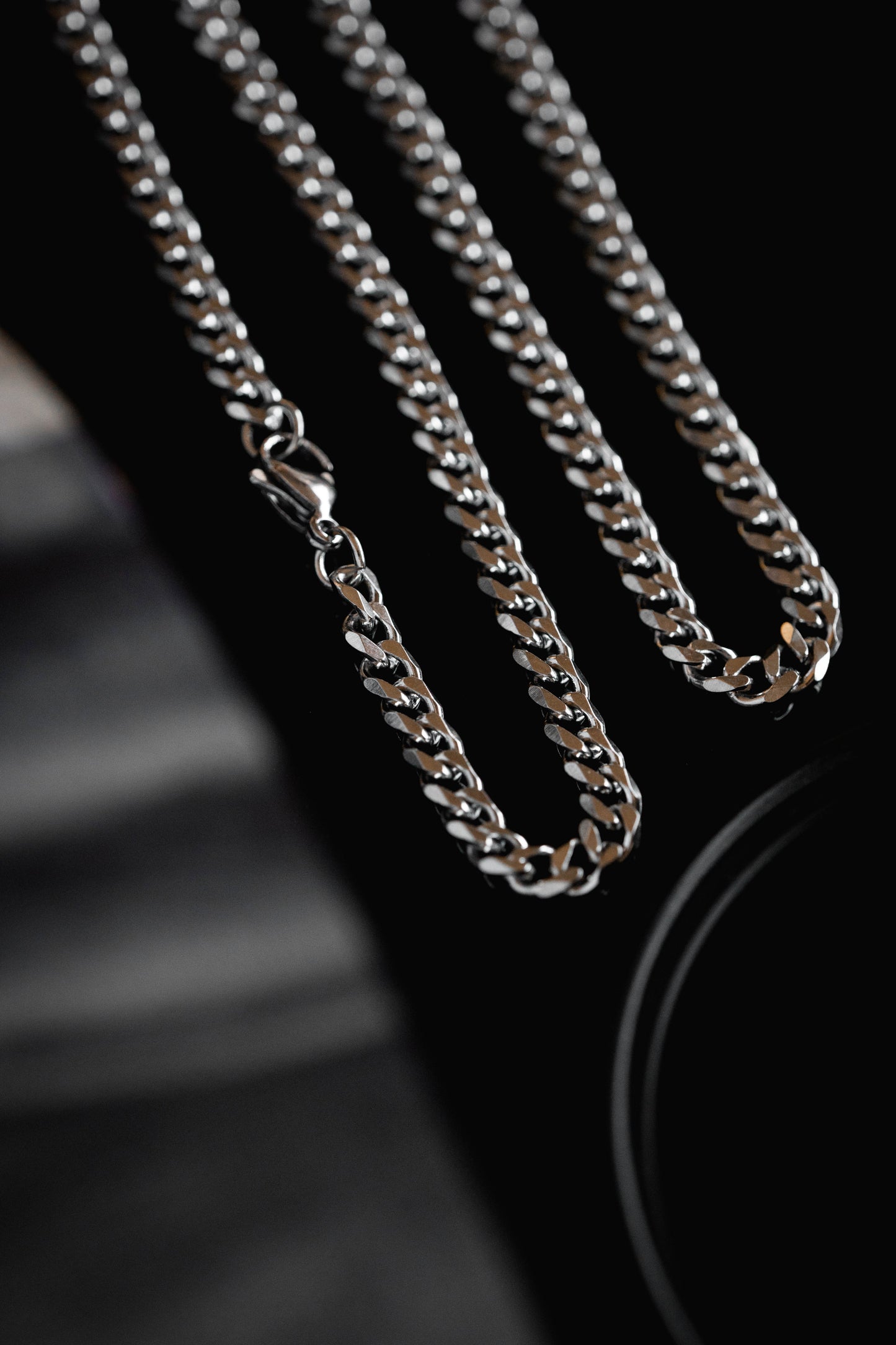 Cadena Cubana (Plata) 5mm