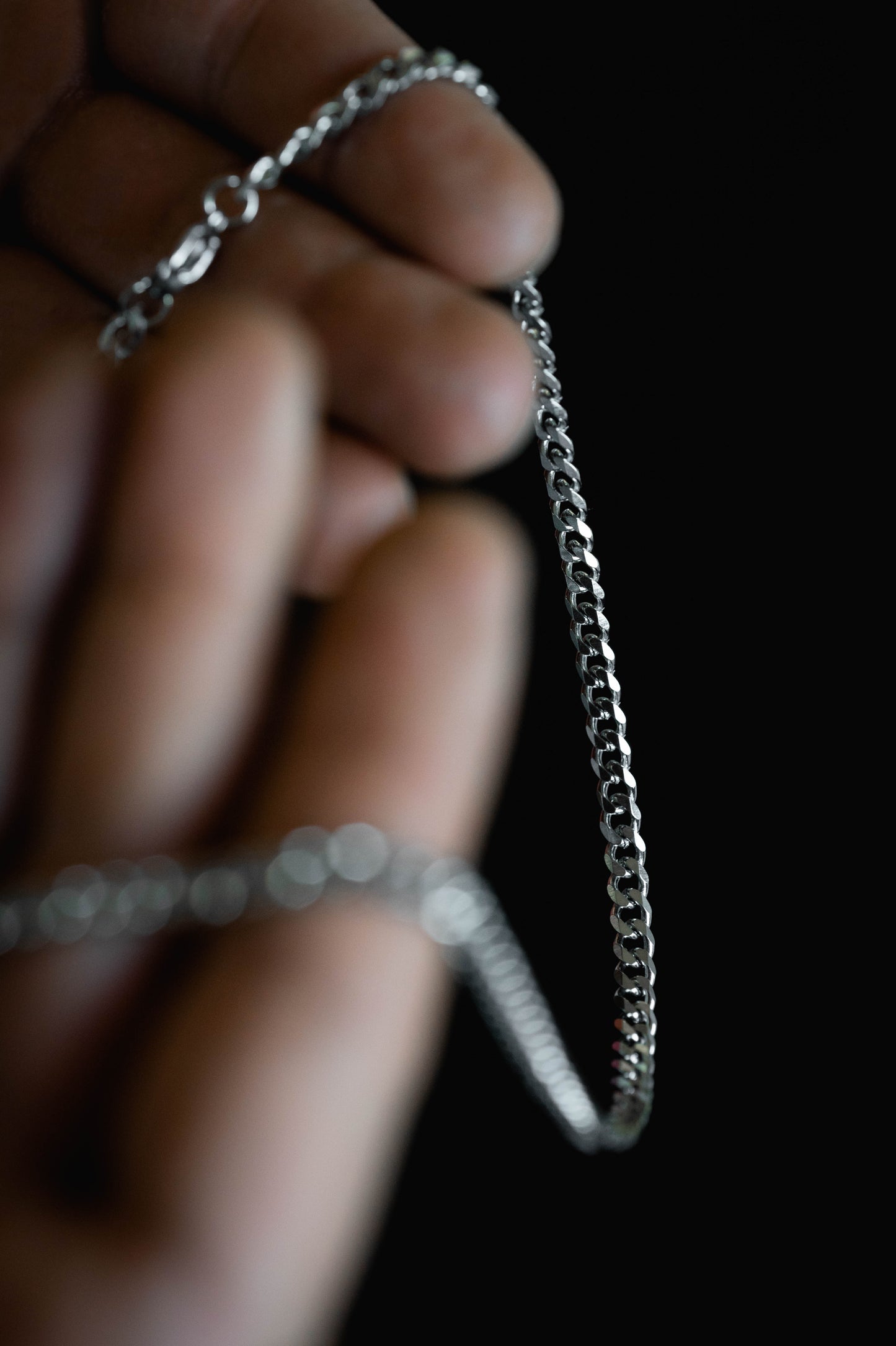 Cadena Cubana (Plata) 5mm