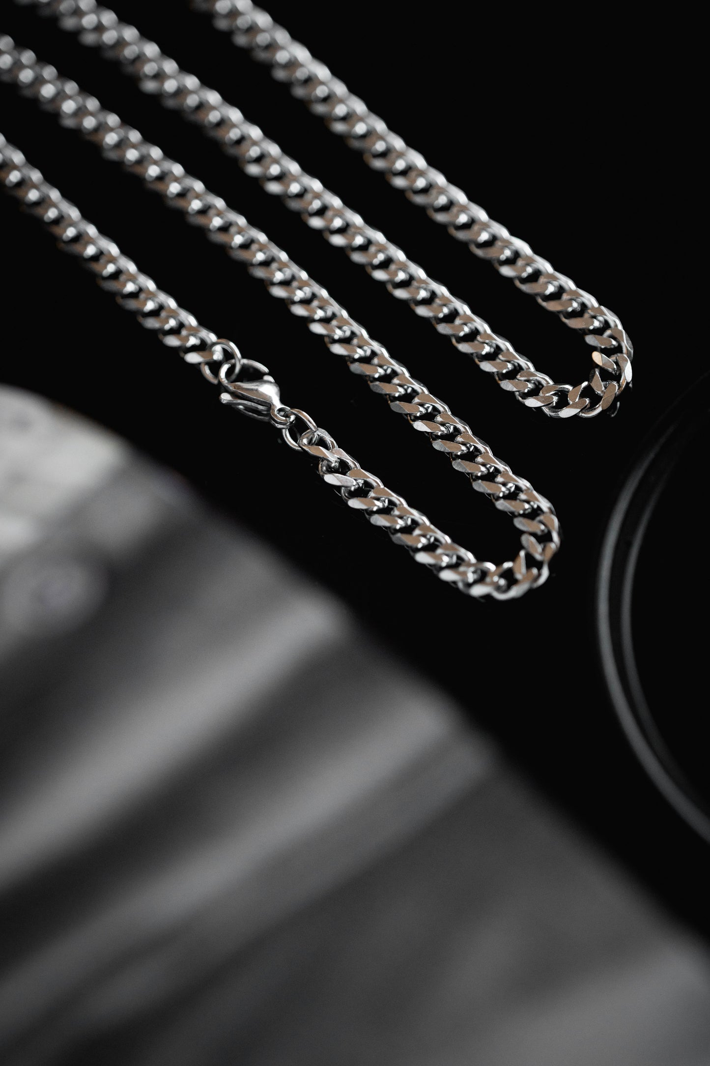 Cadena Cubana (Plata) 5mm